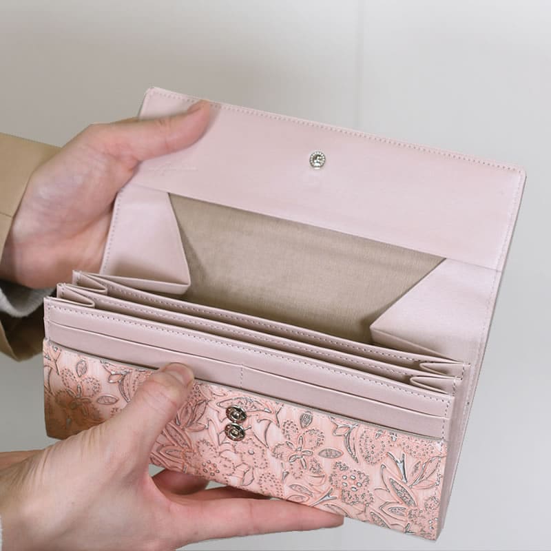 アルカン 財布 レディース 長財布 ブランド 人気 30代人気 40代人気 使いやすい 日本製 50代人気ギャルソン財布 イタリアンレザー arukan