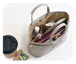 目々澤鞄お財布バッグインバッグ