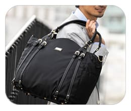 目々澤鞄メンズボストン