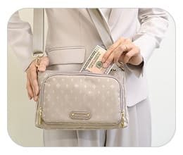 目々澤鞄お財布ショルダー