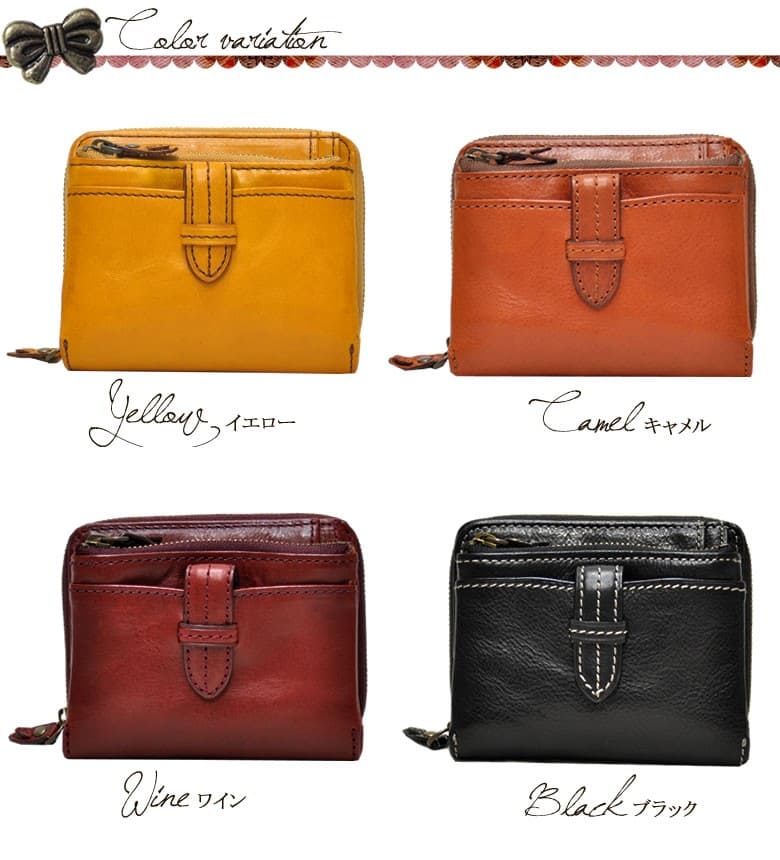 ダコタ クラプトン ファスナー財布二つ折り 財布ブランド 二つ折り レディース ブランド 二つ折り財布 折りたたみ財布 本革 イタリアンレザー おすすめ 色 人気 おしゃれ dakota