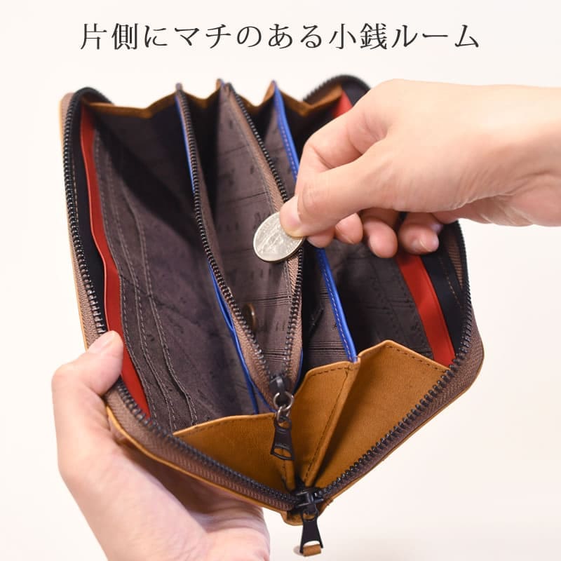 ダコタ 長財布 メンズ ラウンドファスナー 男性 大容量 シンプル おしゃれ レザー 革 イタリアンレザー 財布 さいふ サイフ dakota