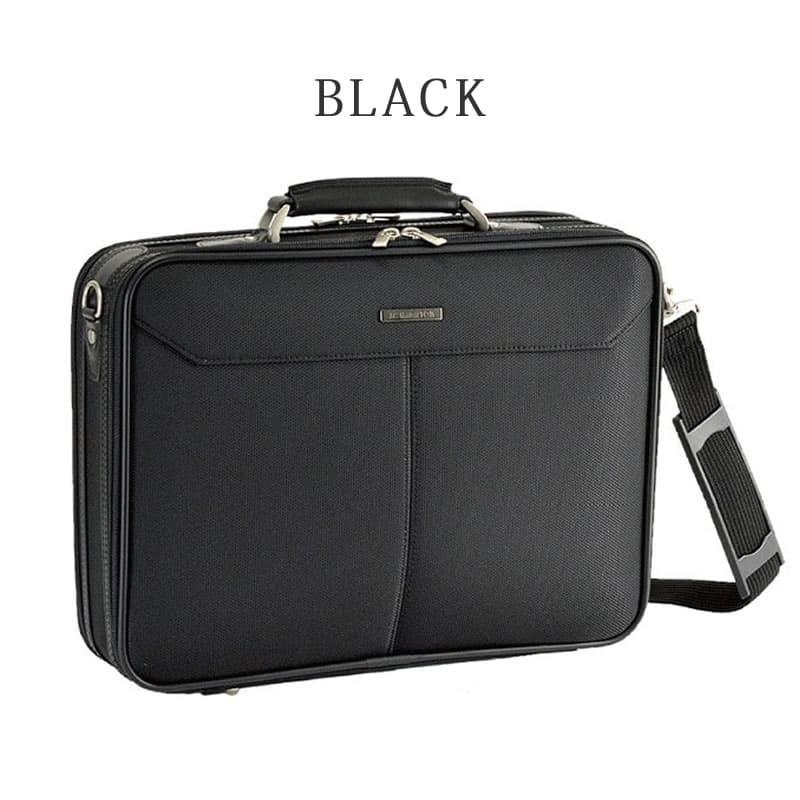 ビジネスバッグ アタッシュケース ソフトアタッシュケース 2ルーム 2層構造 メンズ ビジネスバッグ 大きめ A4ファイル 黒 ブラック くろ