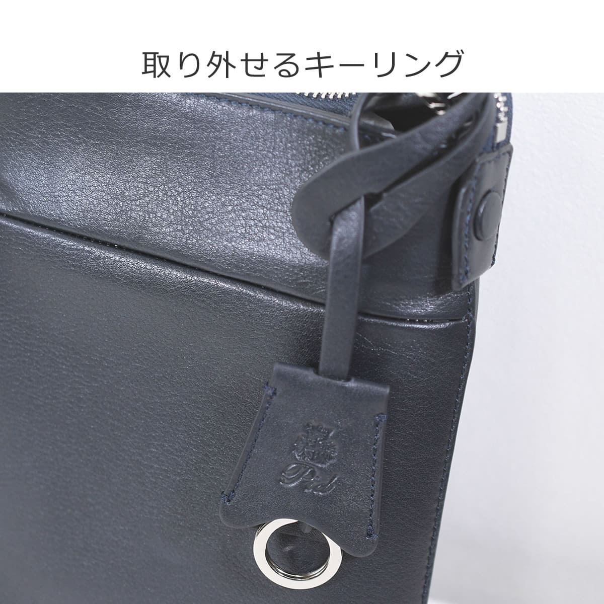 撥水 本革 ミニショルダー斜めがけ ショルダーバッグ メンズ