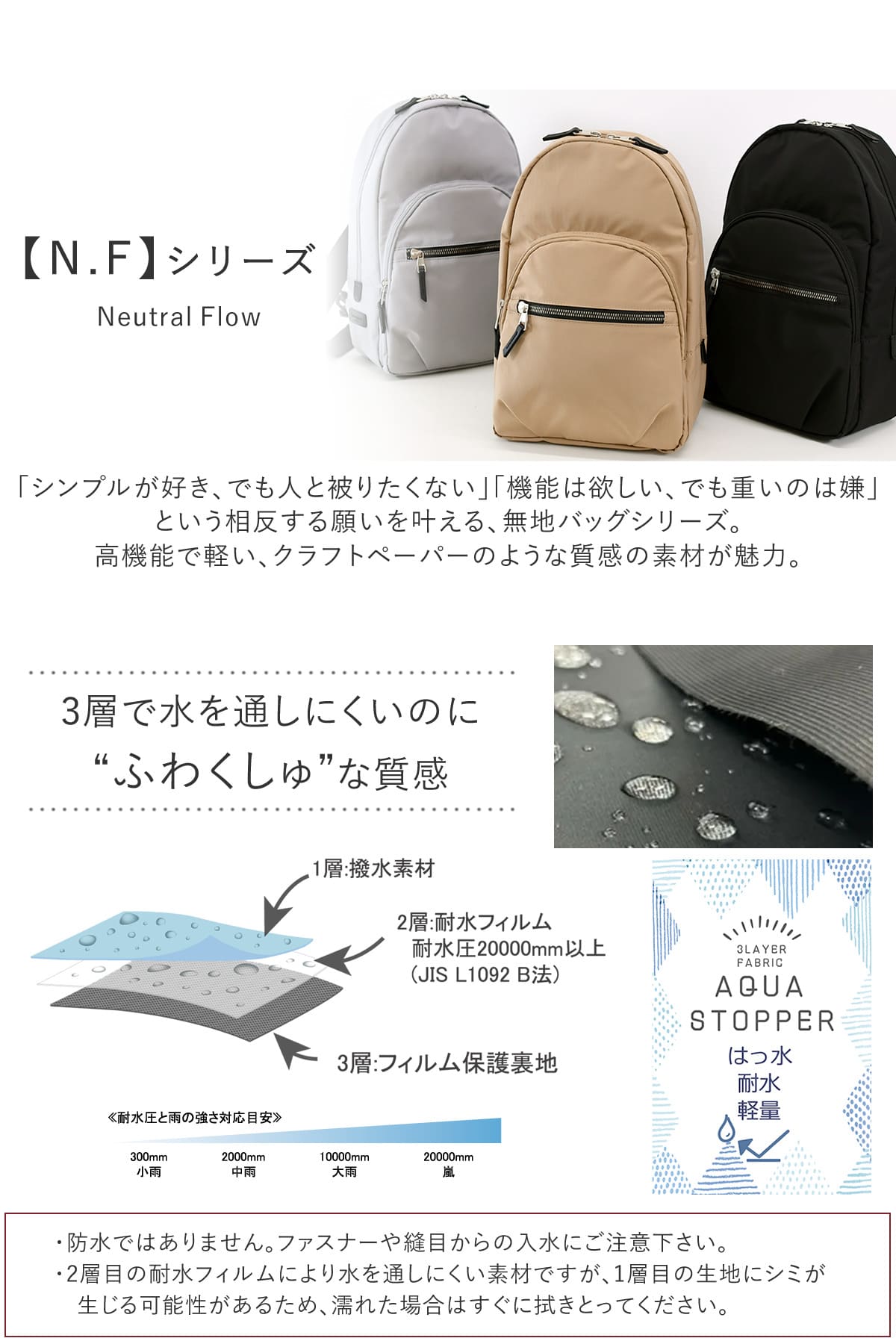 目々澤鞄 ボディバッグ レディース 斜めがけ  リュック ナイロン 軽量  きれいめ 大きめ かわいい 旅行 N.F 40002