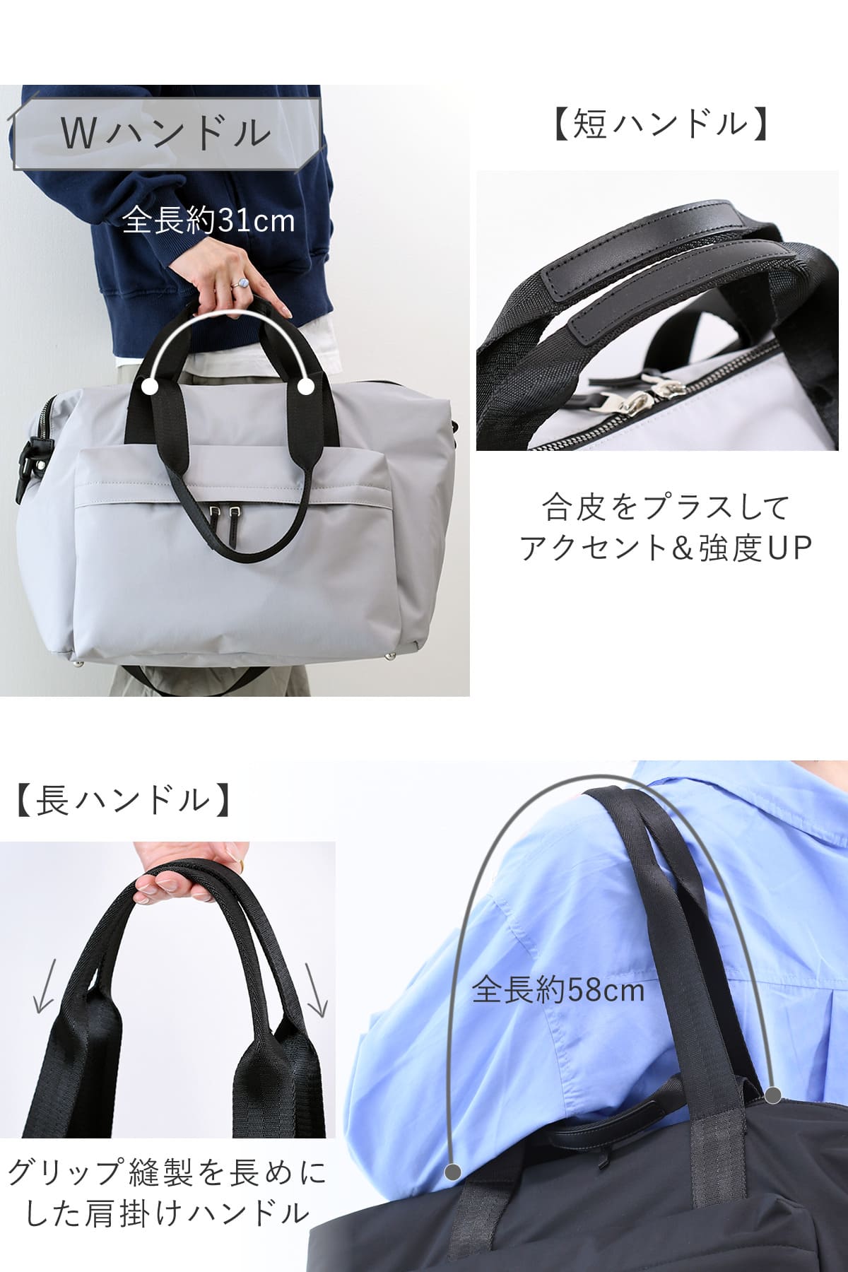 目々澤鞄 ボストンバッグメンズ 旅行 1泊2日 トラベル ナイロン 軽い 3way 20L 撥水 おしゃれ 小さめ 人気 ビジネス 出張  N.F 40005m