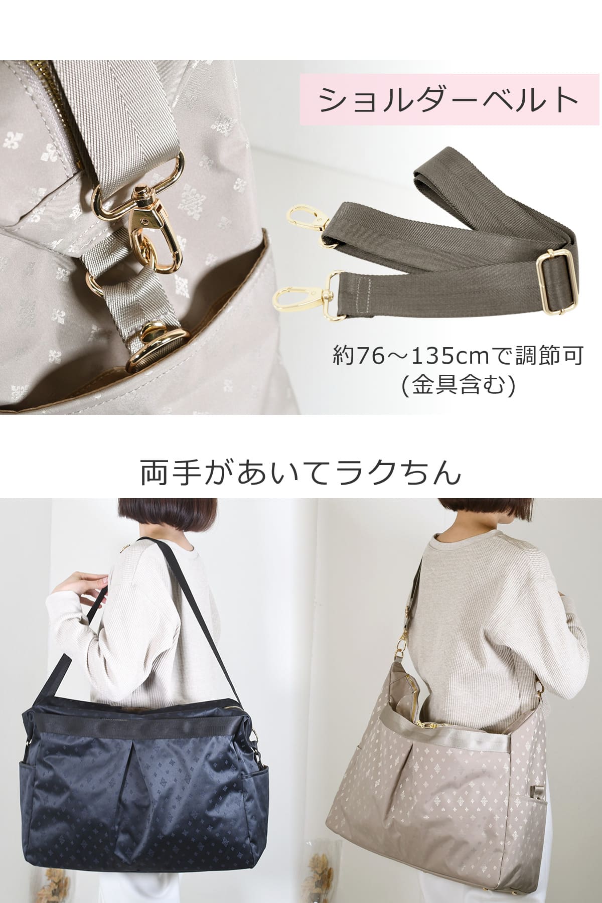 ボストンバッグ レディース メインルーム 20L ダブルファスナー 底板付き 大容量 2泊3日旅行バッグトラベルバッグ旅行カバン出張バッグ サイドポケット 傘 ペットボトル 