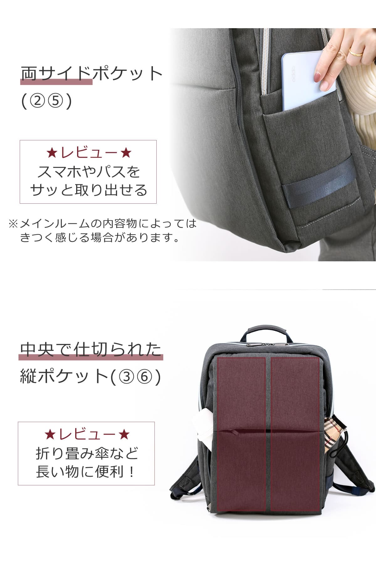 ビジネスリュック コスパ 人気ランキング ブランド パソコンリュック ポケット充実 タブレット 13インチ A4ファイル パソコンバッグ パソコンリュック タブレット両方入る