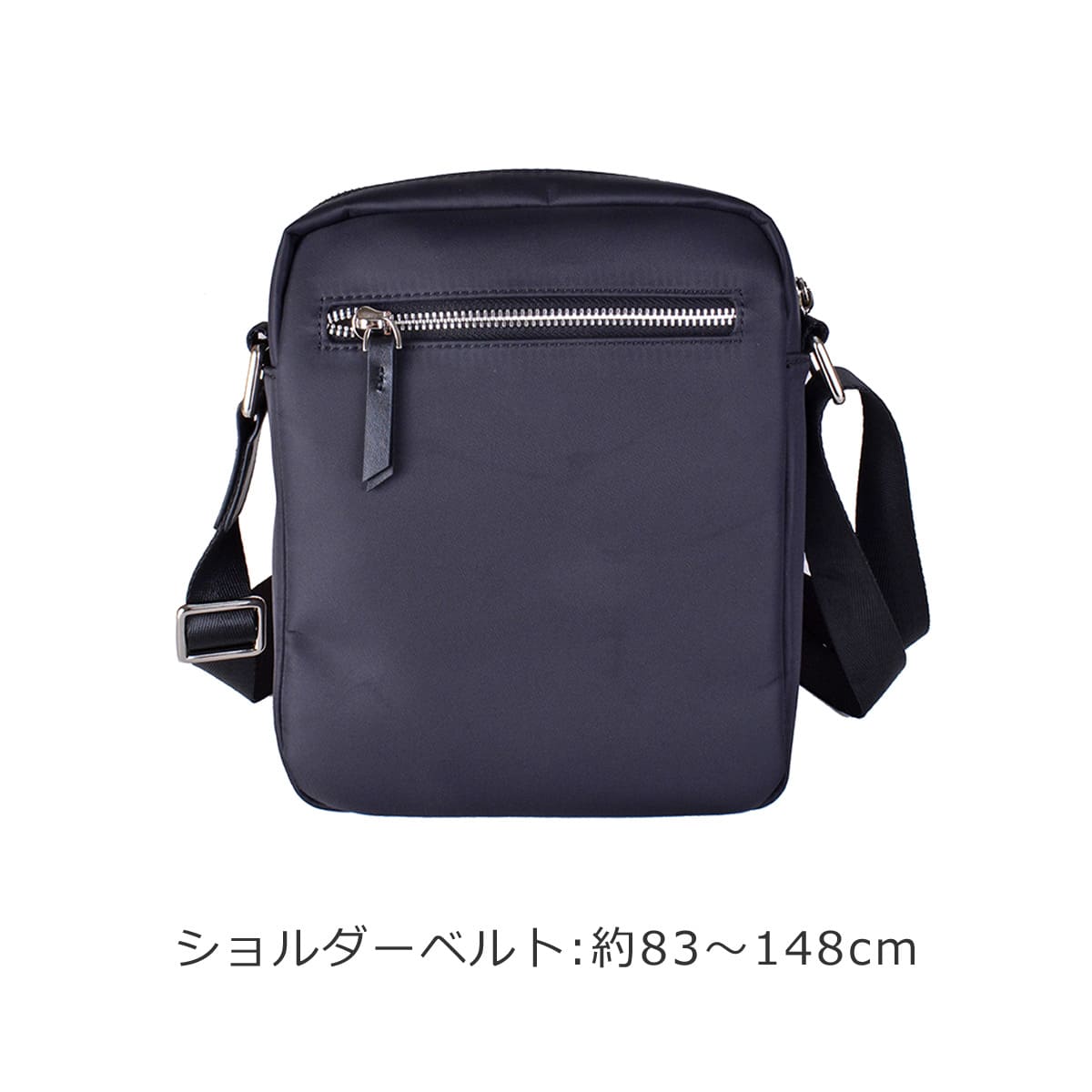 ショルダーバッグ メンズ 小さめ 斜めがけバッグ ナイロン 軽量 革付属 ブランド 軽い 縦型 父の日 プレゼント ギフト 贈り物 40代 50代 60代 renoma