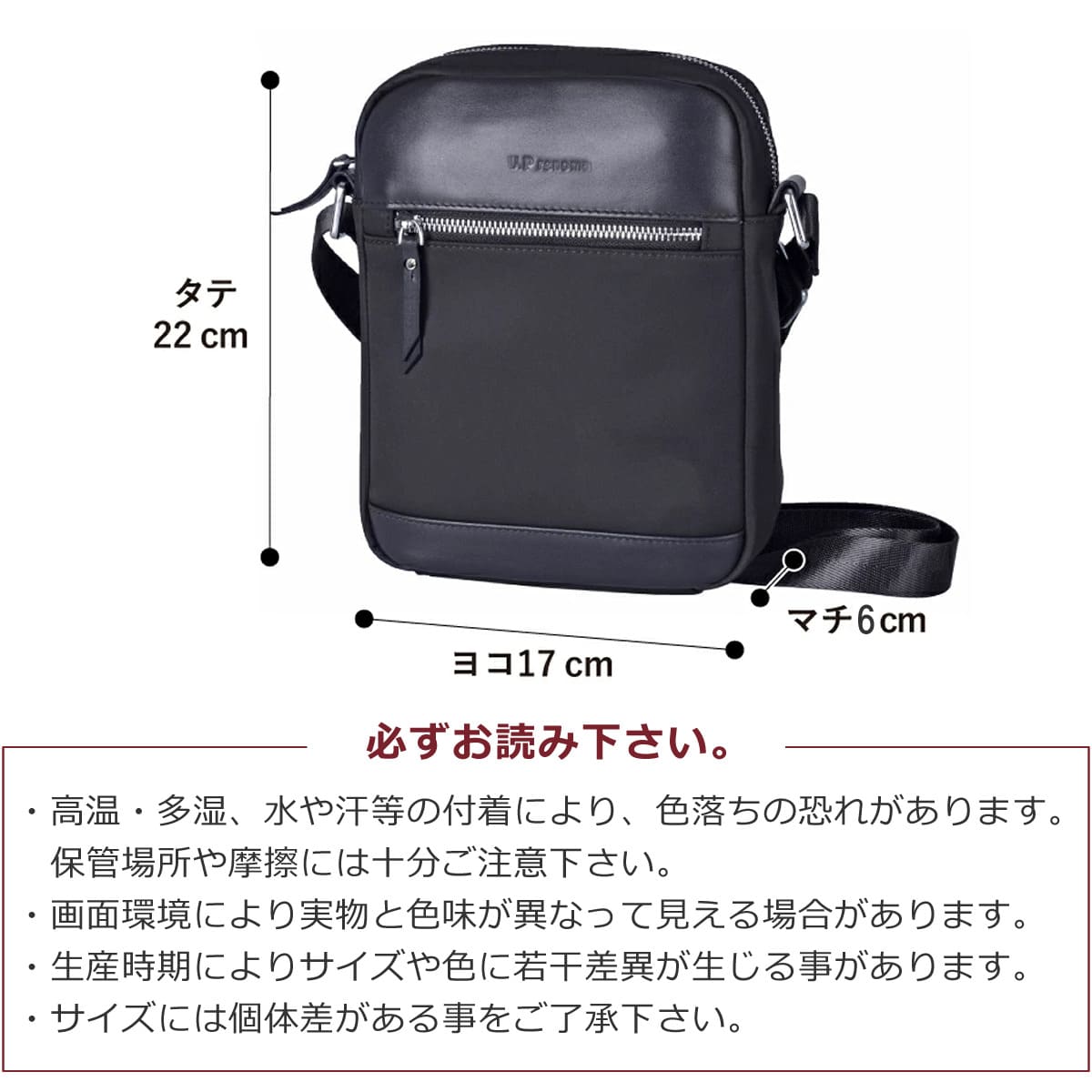 ショルダーバッグ メンズ 小さめ 斜めがけバッグ ナイロン 軽量 革付属 ブランド 軽い 縦型 父の日 プレゼント ギフト 贈り物 40代 50代 60代 renoma