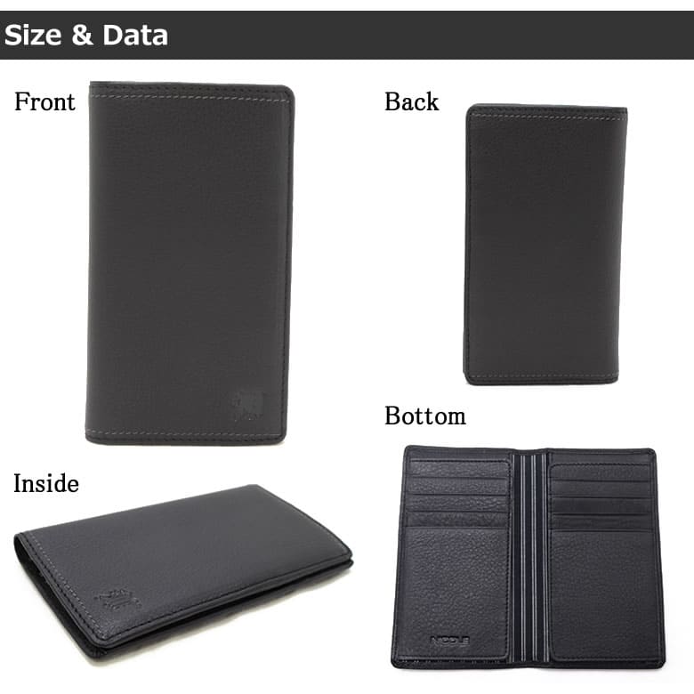 NICOLE 二コル カードケース ブランド メンディ メンズ 大量 おすすめ シンプル 薄型 使いやすい 40代