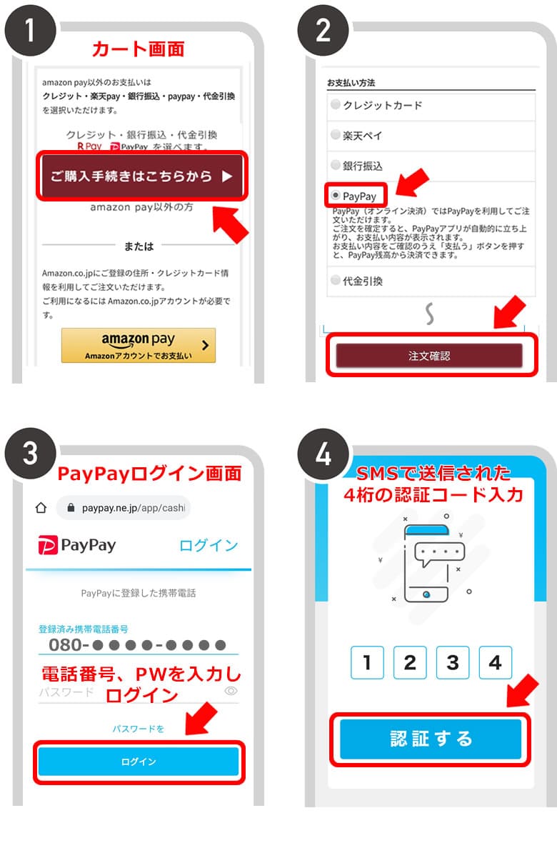 PayPayスマートフォンご利用方法