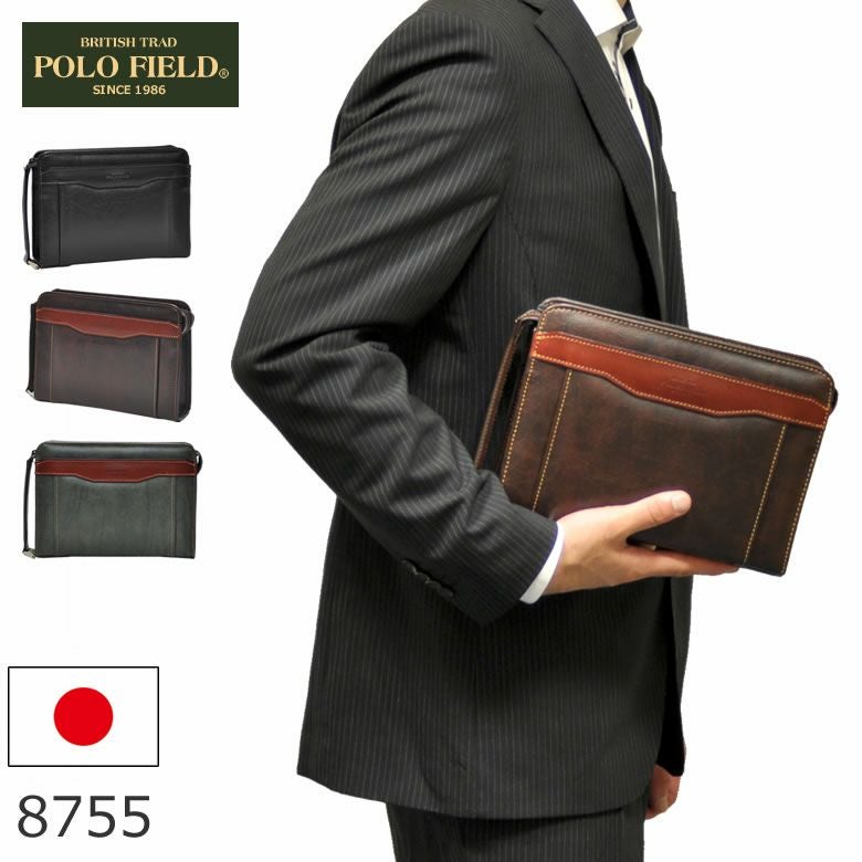 polo field ビジネスバッグ ブリーフケース 軽量 メンズ 8760 | 目々澤