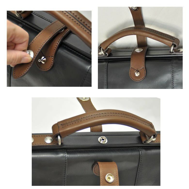 CROSSROAD クロスロード 口枠 ダレスバッグ B4 本革 日本製