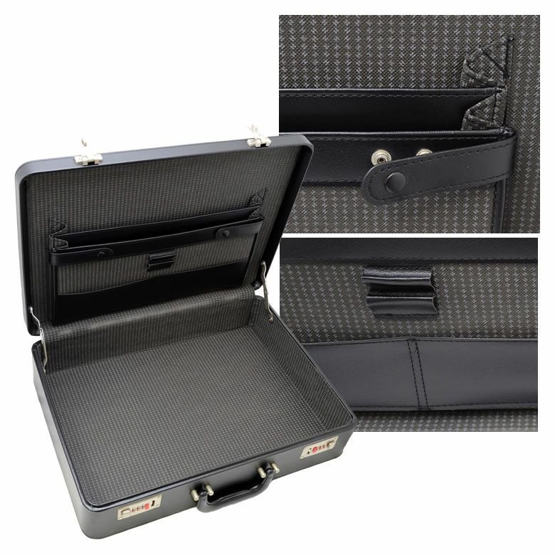 GUSTO アタッシュケース メンズ A3 合皮 21211 | 目々澤鞄｜バッグ販売