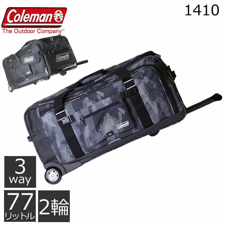 Coleman コールマン　ブラック　キャリーケース　3way Coleman（コールマン） 最大42%☆5/3限定 公認販売店 ソフトキャリー