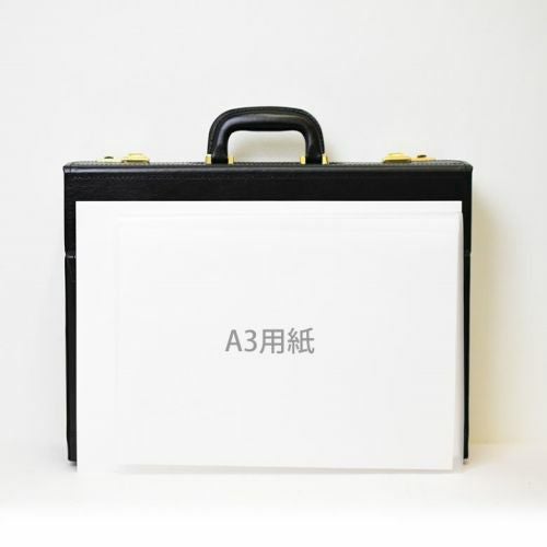 【美品】パイロットケース パイロットケース メンズ 太マチ仕様 A3ファイル対応 日本製 豊岡生産