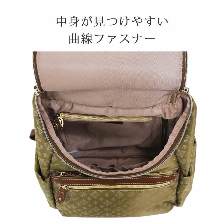 クリスチャン リュックサック レディース 大人 女性 ブランド 人気 旅行 ポケット  軽量 40代 50代 国内旅行 軽い ママ 肩が凝らないリュック  痛くならない 疲れないリュック 疲れにくい サック