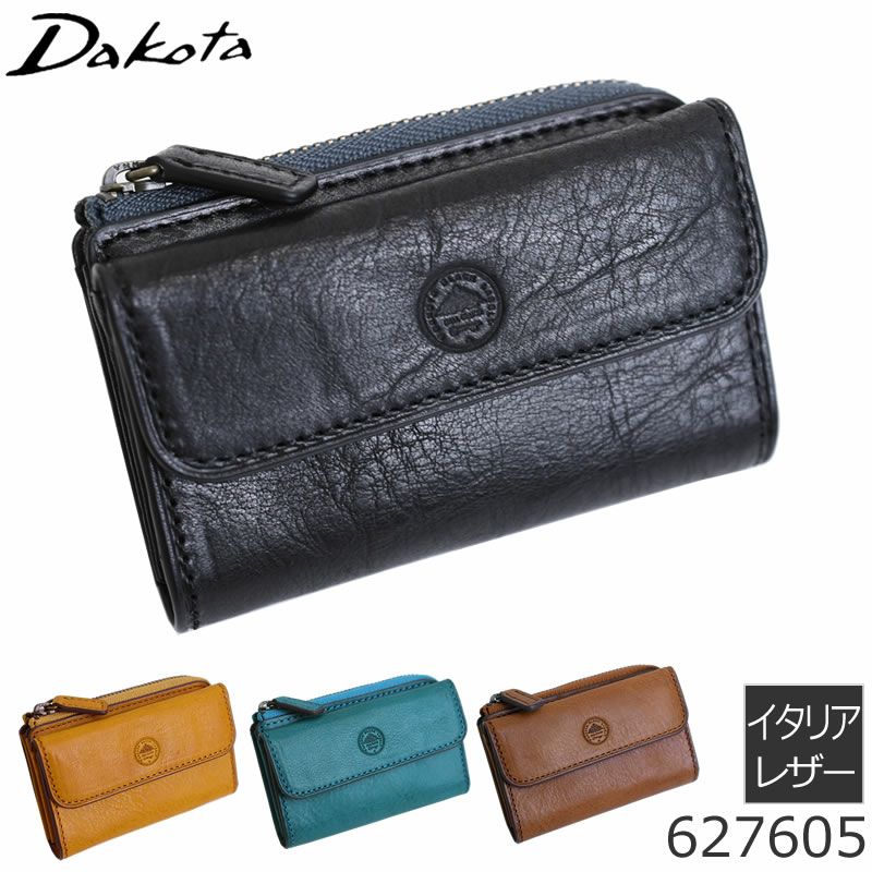 ダコタ dakota ミニ財布 小銭入れ コインケース カード L字ファスナー
