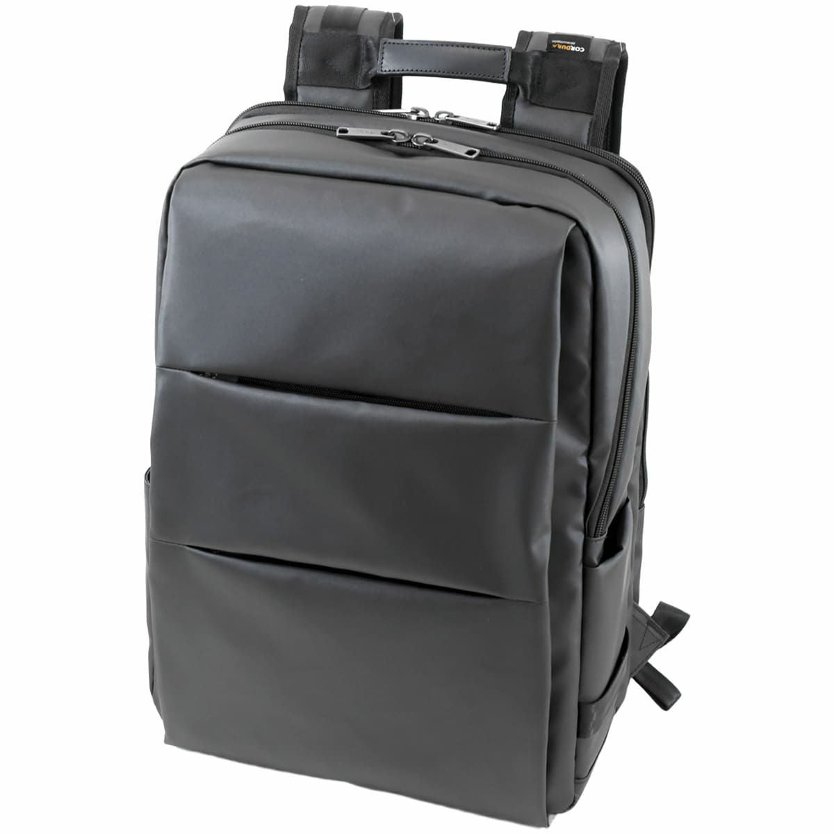 レディース ビジネスリュック CORDURA コーデュラナイロン 自立 大きめ 2ルーム 大容量 B4 17インチ PC収納 ポケット 軽量 通勤 現場 仕事 荷物多め ブラック ビジネスバッグ  目々澤鞄