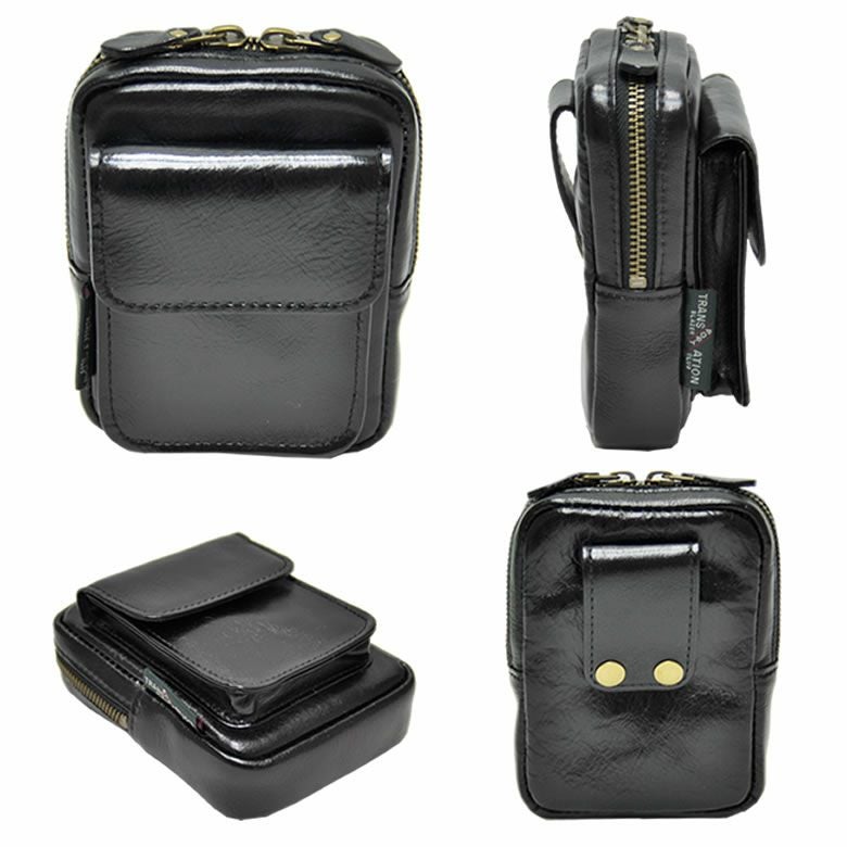 ベルトポーチ メンズ ウエストポーチ 本革 レザー 革 携帯 日本製 人気 メンズ