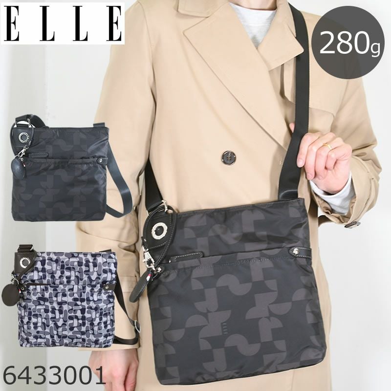 ELLE ショルダーバッグ レディース 斜めがけ 小さめ ポシェット