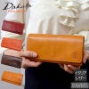 dakota ダコタ 財布 レディース 長財布 本革 イタリアンレザー かわいい 薄マチ L字ファスナー マスタード イエロー