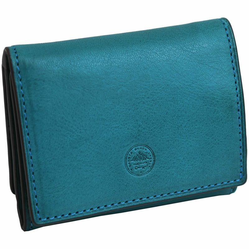 ダコタ 財布 ミニ財布 メンズ 人気 使いやすい おすすめ ブランド 三つ折り レディース かわいい おしゃれ 本革 マスタード レザー Dakota ミニモ ブルー 青 アオ あお ターコイズ