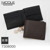 二コル 財布 メンズ 二つ折り NICOLE 小銭入れあり 革