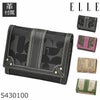 ELLE 財布 レディース 二つ折り ブランド 使いやすい ふたつ折り 50代 40代 エル ブラック 黒 クロ