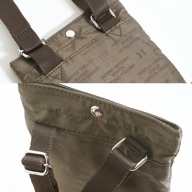 ヒロココシノ スマホショルダー レディース ショルダーバッグ スマホポシェット ミニショルダー スマホポーチ 斜めがけ 斜め掛け ナイロン 軽い 軽量 縦型 おしゃれ HIROKO KOSHINO SPORTS