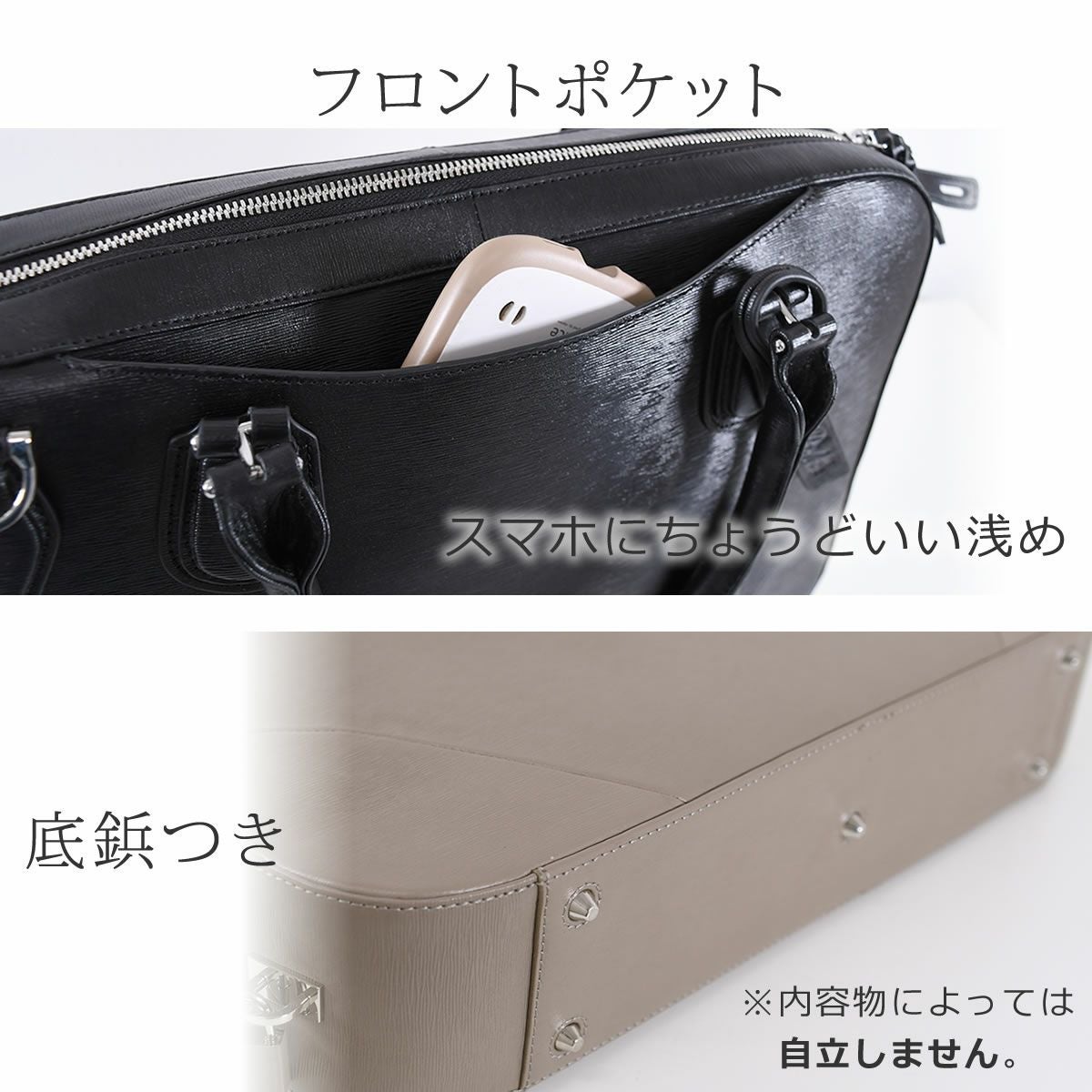 ビジネスバッグ レディース 革 a4 ネイビー ブランド 革製品 本革