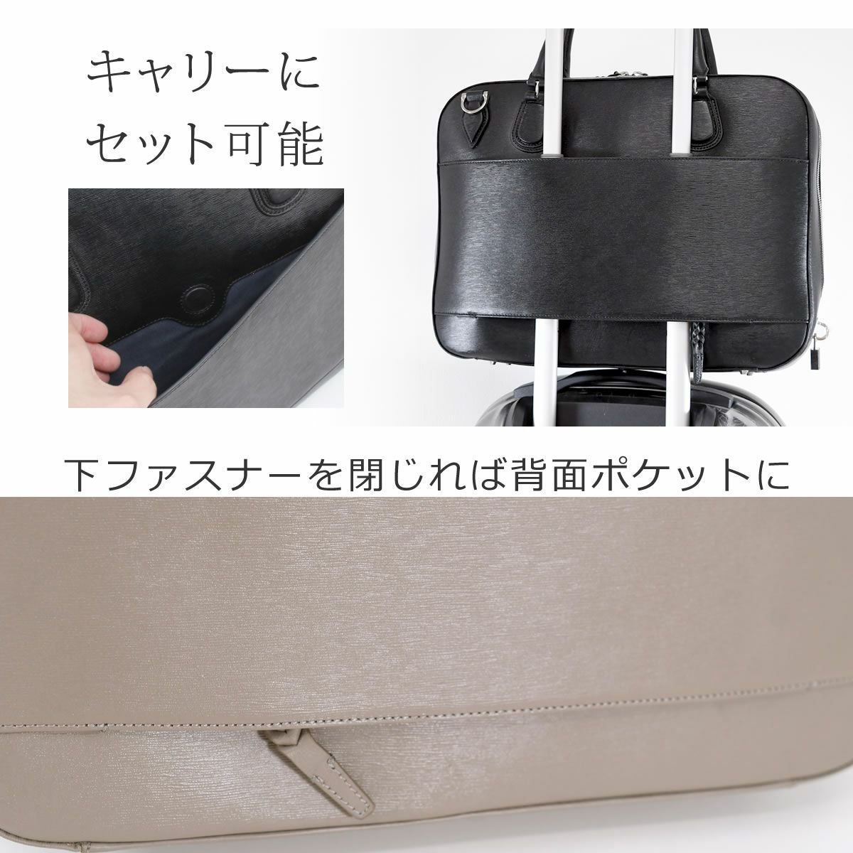 ビジネスバッグ レディース 革 a4 ネイビー ブランド 革製品 本革