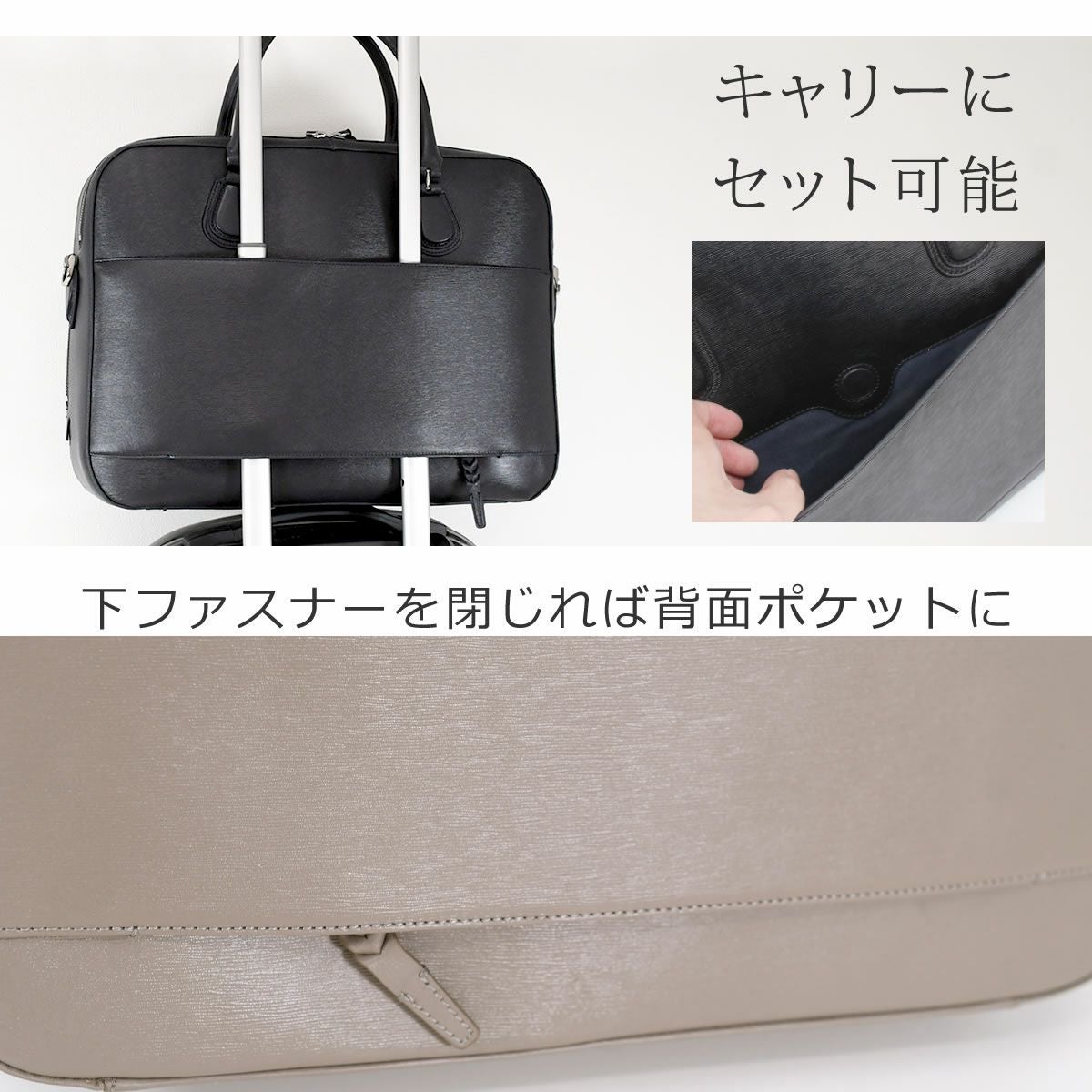 ビジネスバッグ レディース 革 a4 b4 ネイビー ブランド 革製品 本革