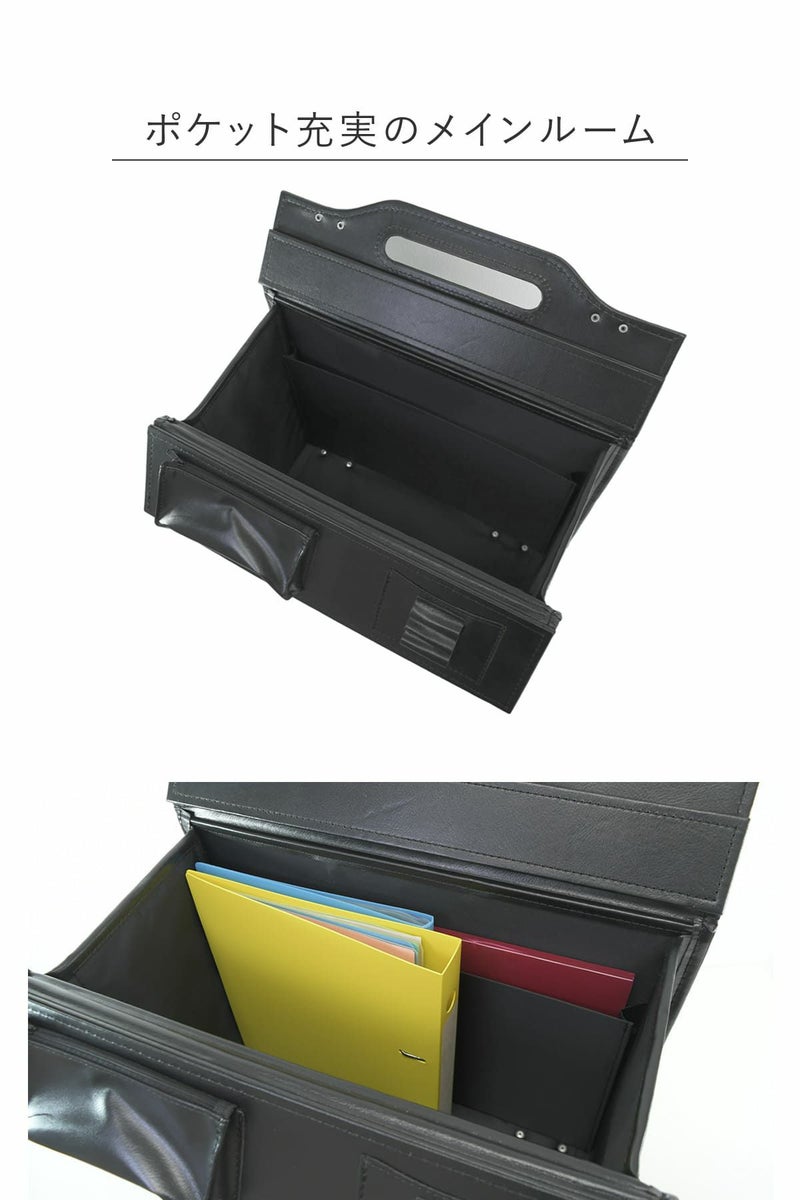 マチ広構造で広々室内、ファイルはもちろん大きいものも入ります。