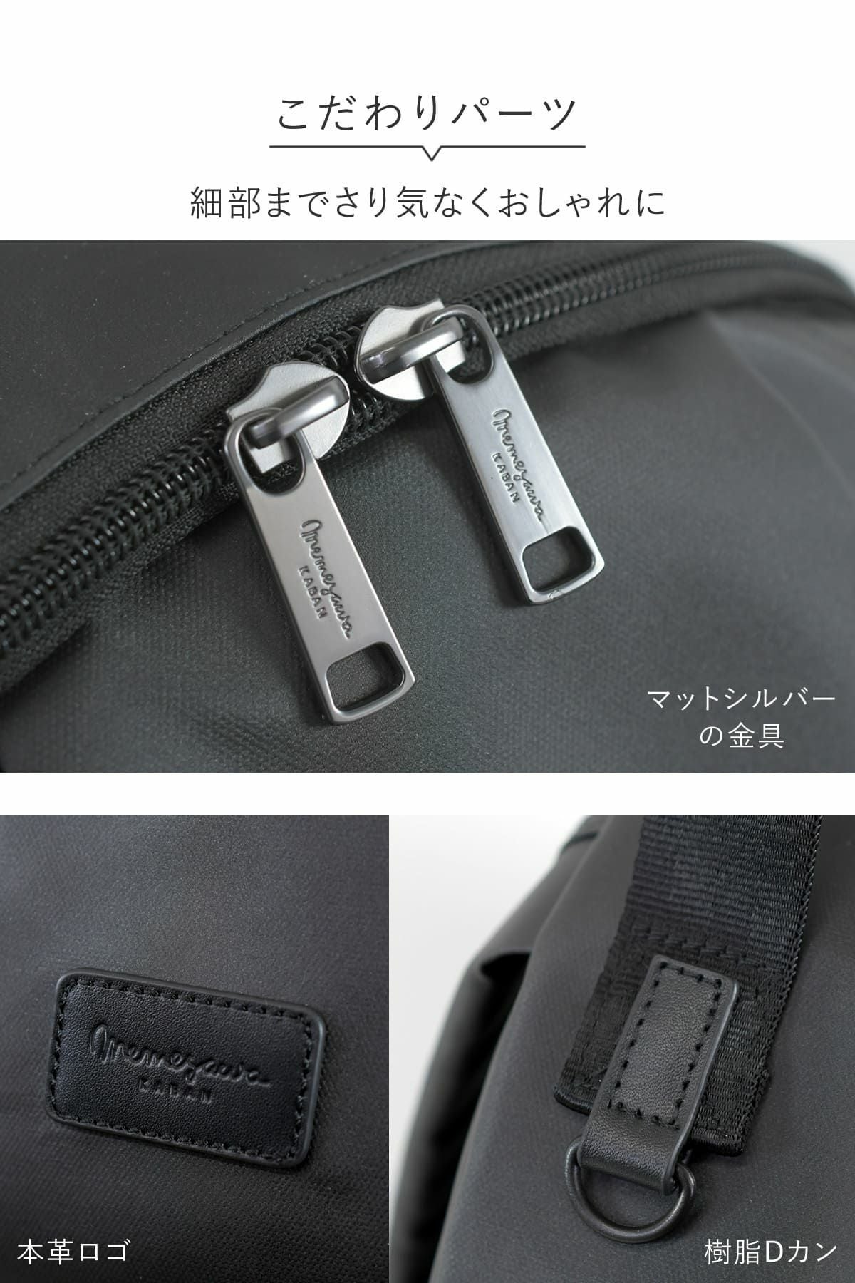 こだわりパーツでブラックボディを引き立てます