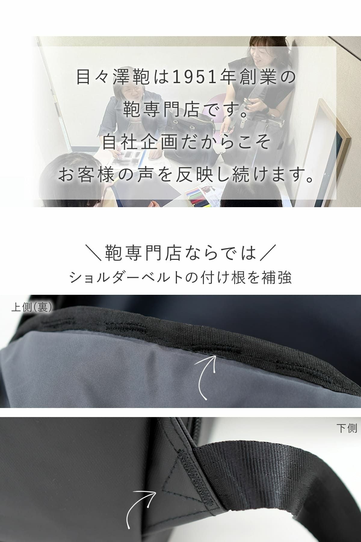 鞄専門店のリュック、お出かけにこれ欲しいの機能をたくさん詰め込みました