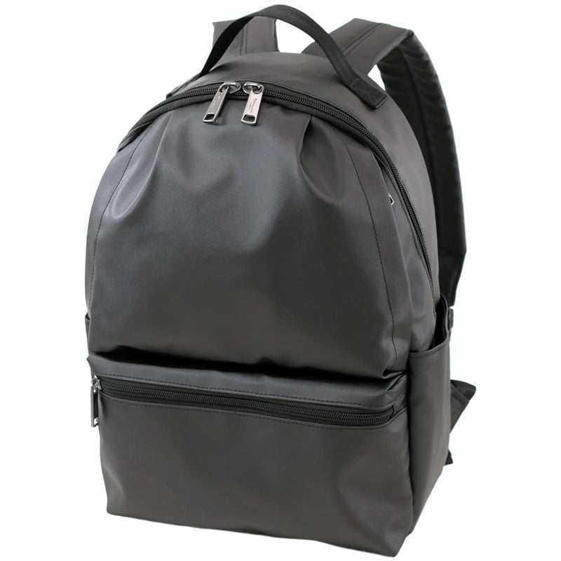 メンズ リュック CORDURA コーデュラナイロン 自立 A4 多ポケット 軽量 通勤  ブラック ポケット充実  目々澤鞄 sk2034