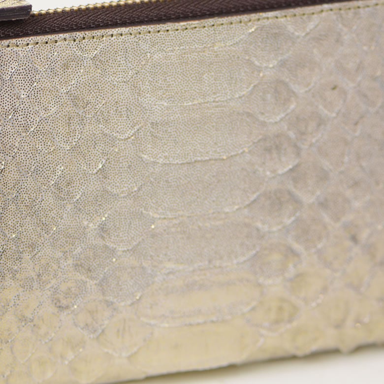 財布 レディース 長財布 L字ファスナー 薄い スリム 薄マチ カード入る 日本製 パイソン 蛇革 本革 使いやすい おしゃれ きれいめ 上品 大人 プレゼント arrukan アルカン