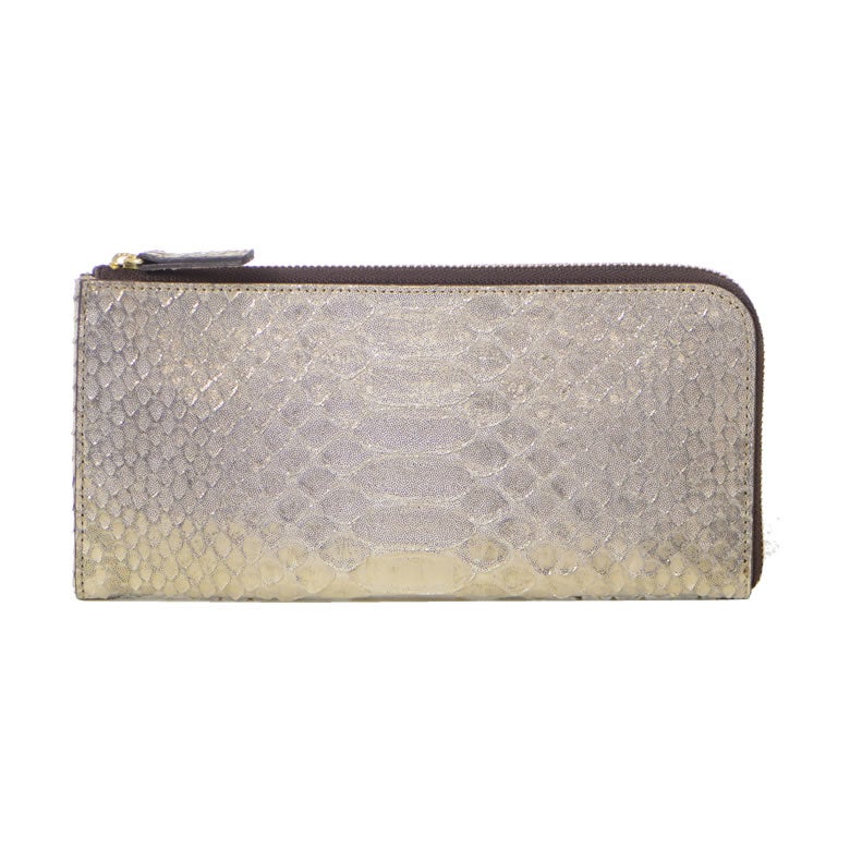 財布 レディース 長財布 L字ファスナー 薄い スリム 薄マチ カード入る 日本製 パイソン 蛇革 本革 使いやすい おしゃれ きれいめ 上品 大人 プレゼント arrukan アルカン