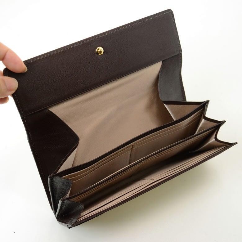 財布 レディース 長財布 ギャルソン風 ボックス小銭入れ 日本製 パイソン 蛇革 本革使いやすい おしゃれ 上品 大人 arukan アルカン 1535608 　