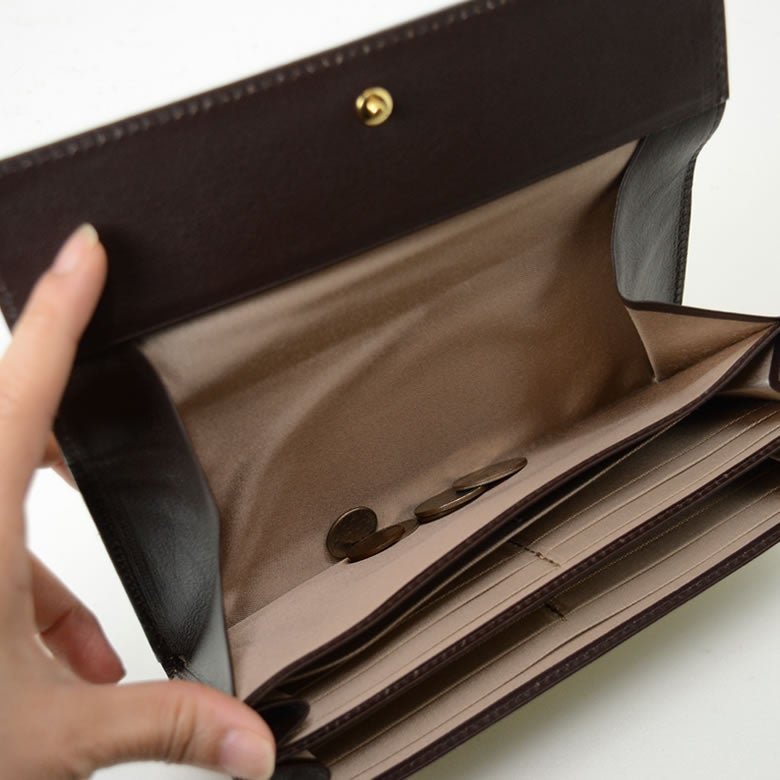 財布 レディース 長財布 ギャルソン風 ボックス小銭入れ 日本製 パイソン 蛇革 本革使いやすい おしゃれ 上品 大人 arukan アルカン 1535608 　