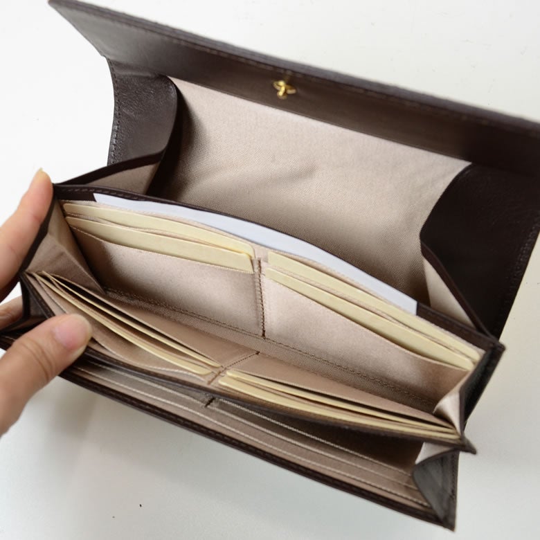 財布 レディース 長財布 ギャルソン風 ボックス小銭入れ 日本製 パイソン 蛇革 本革使いやすい おしゃれ 上品 大人 arukan アルカン 1535608 　