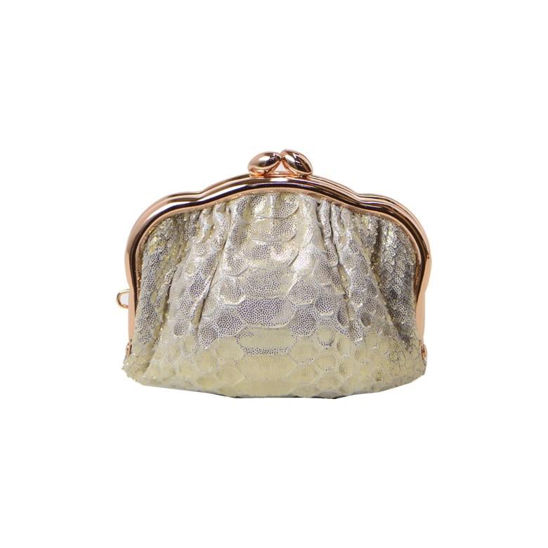 財布 レディース がま口 小銭入れ 日本製 パイソン 蛇革 本革 コンパクト 使いやすい おしゃれ 上品 大人 arukan アルカン 513602