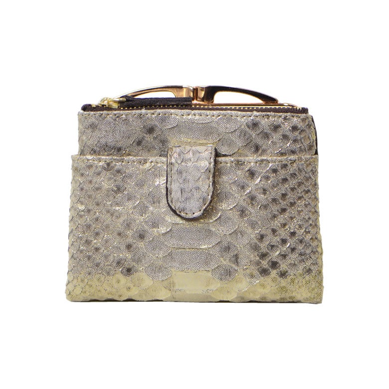 財布 レディース 二つ折り 日本製 パイソン 蛇革 本革 コンパクト カードたくさん入る 使いやすい おしゃれ 上品 大人 arukan アルカン 1521615