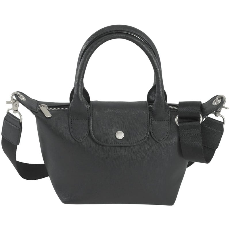 ミニトート ショルダーバッグ レディース 軽量 2WAY きれいめ 合皮 目々澤鞄 ブラック