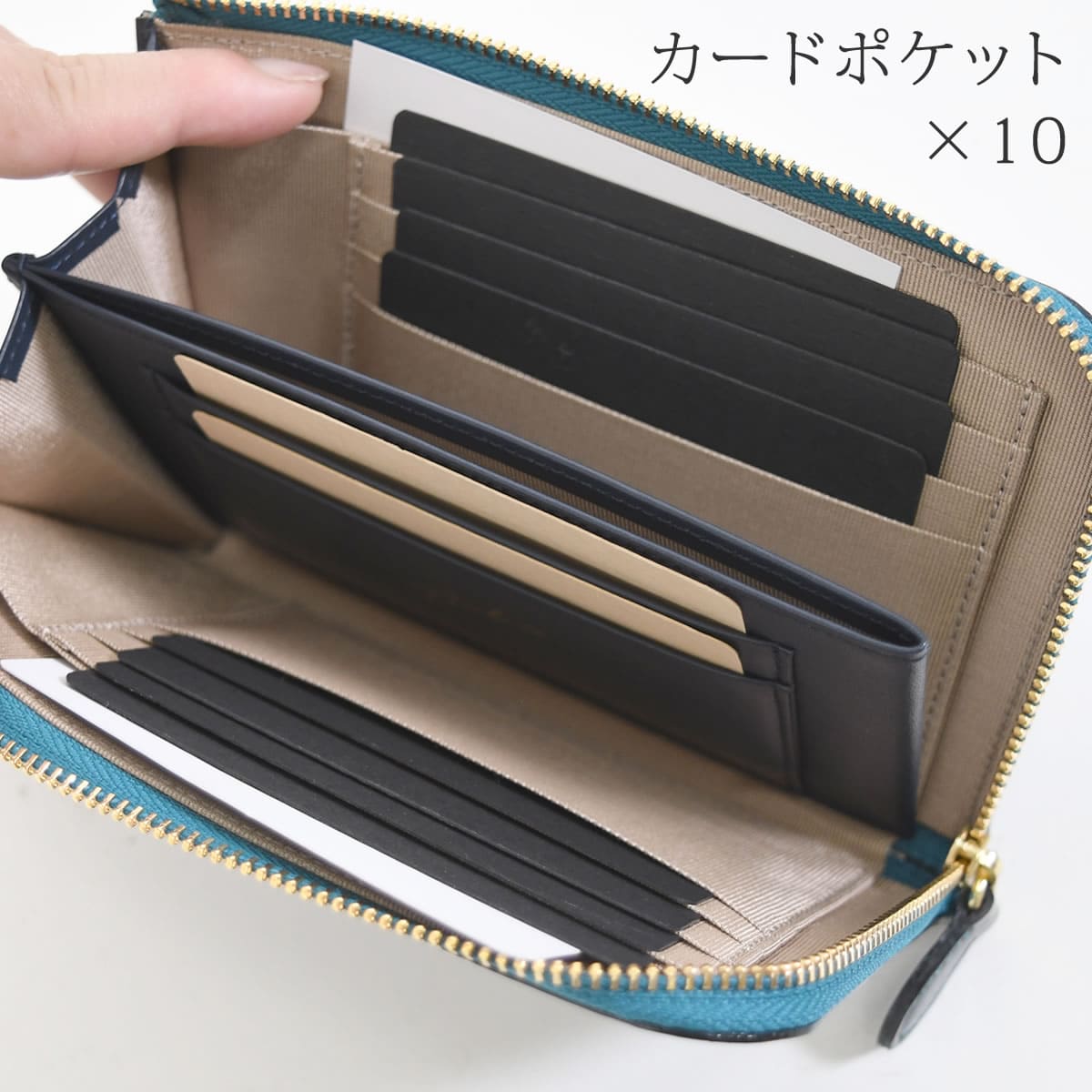 アルカン 財布 ミドル財布 レディース l字ファスナー ミニ財布 ブランド ミディアム ウォレット 軽量 スリム 薄型 本革 レザー 日本製 arukan テールワニ